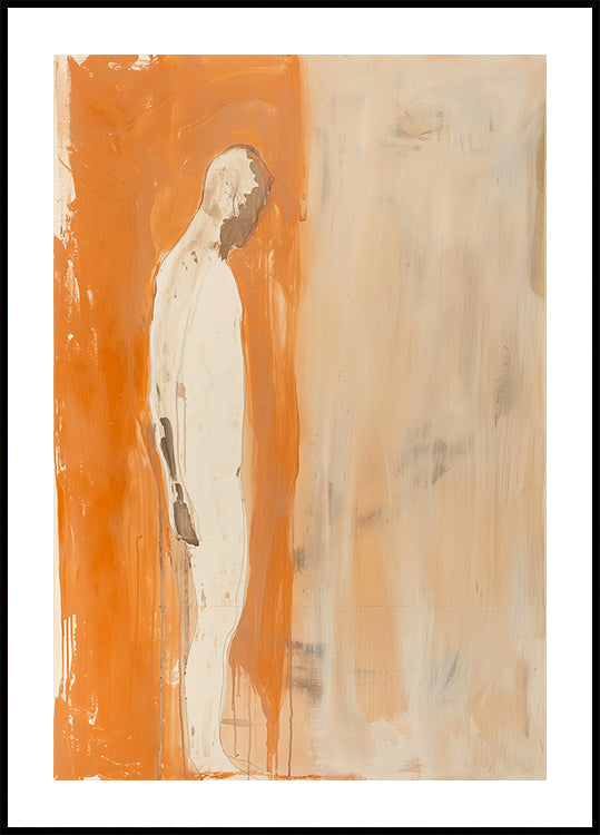 El hombre de naranja