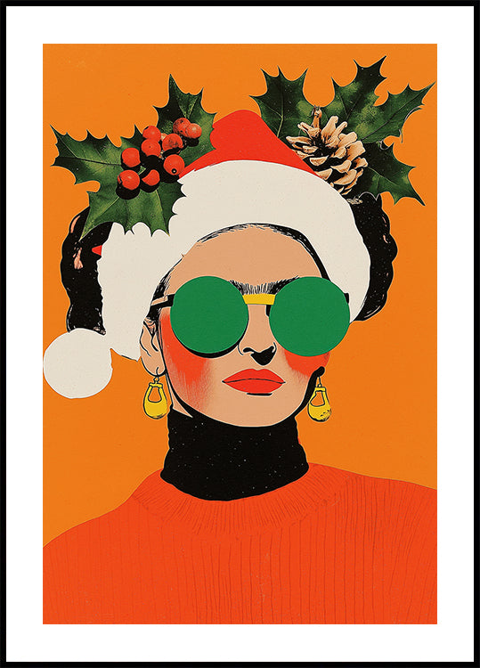 Póster Icono de estilo festivo