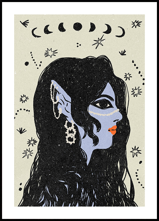 retrato de una sirena