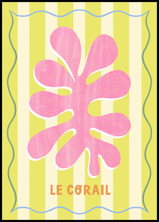 Le Corail Limón/Crema Póster