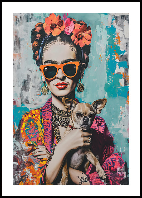 Frida Chihuahua Póster