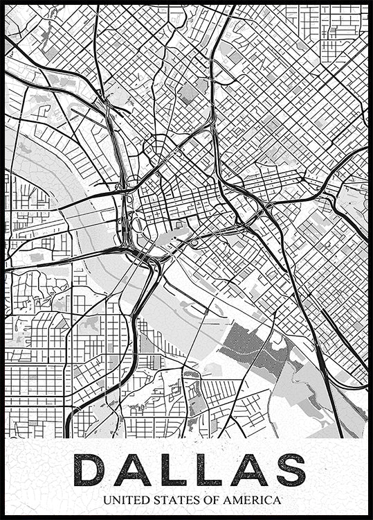 Dallas blanco Póster