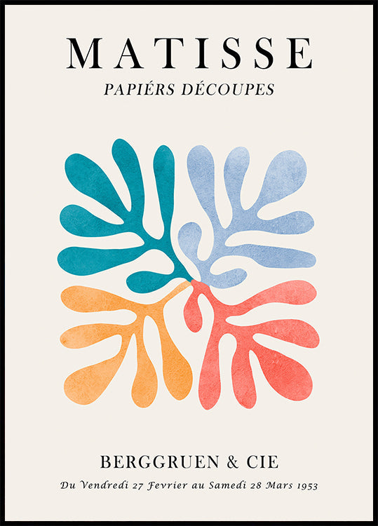 Cartel floral Matisse 4