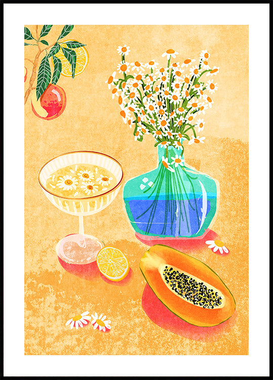 Vibraciones del día de verano Póster