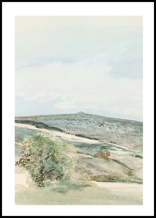 A Heath In Sussex By William Collins Plakat - Posterbox.dk
