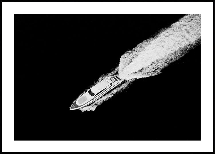 Póster Viaje monocromo