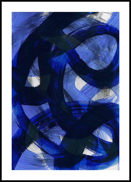 Abstract Brush Strokes 147 Plakat