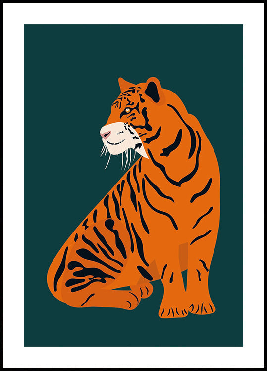 Tigre majestuoso Póster