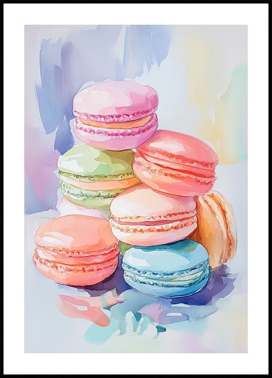 macarrones de colores