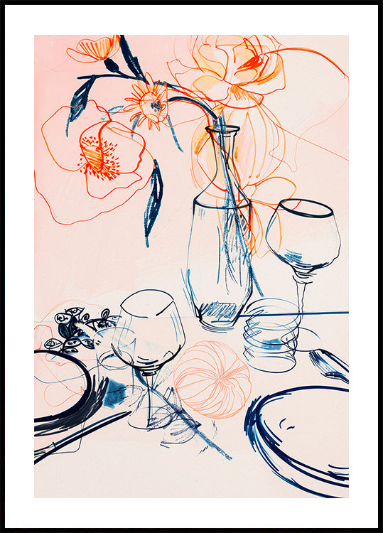 Bodegón floral