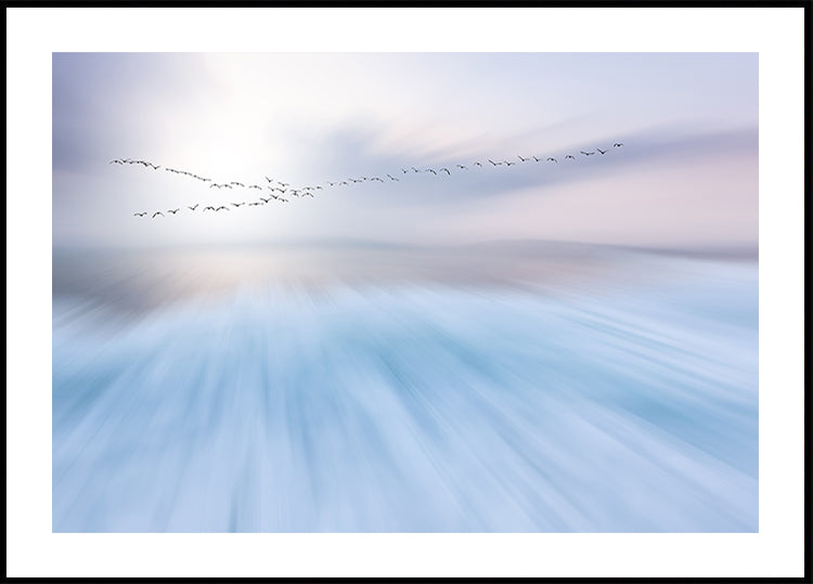 volar sobre Póster
