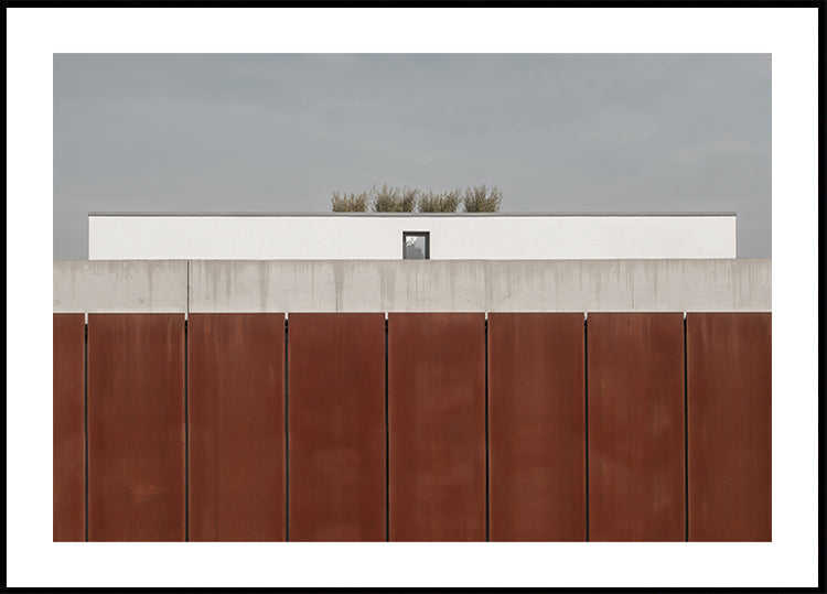detrás de la pared Póster