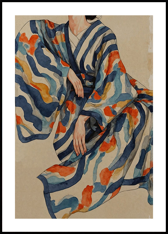 Patrones de kimono fluidos