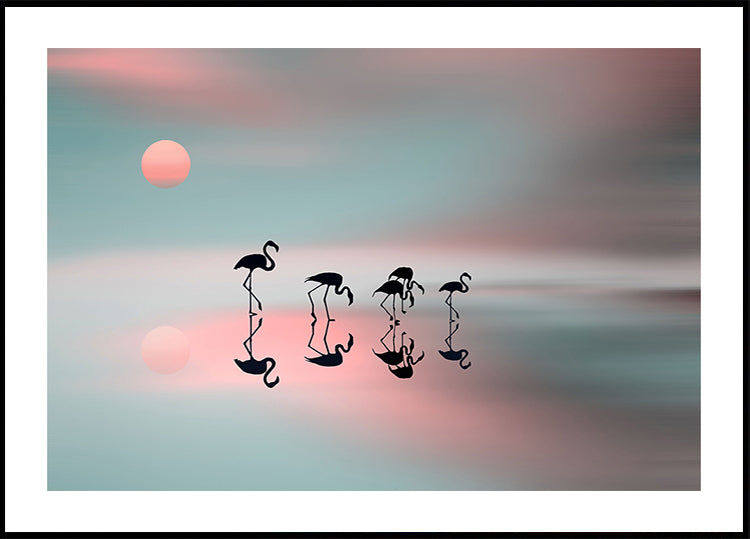 Flamencos familiares. Póster