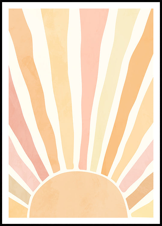 Amanecer boho Póster