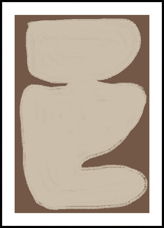 Susurro abstracto Póster