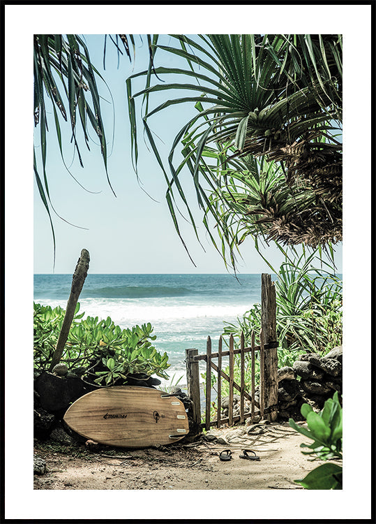 Serenidad costera Póster