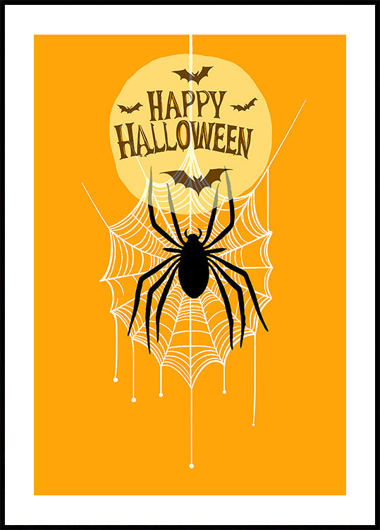 Retro Spooktacular: un ambiente maravilloso de Halloween Póster