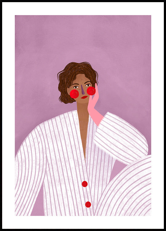 La mujer del guante rosa Póster