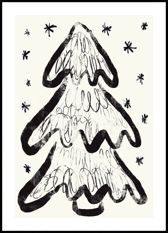 Swirly Pine Dreams Plakat