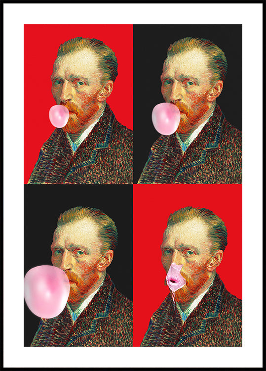 Explosión de goma de Vincent Póster