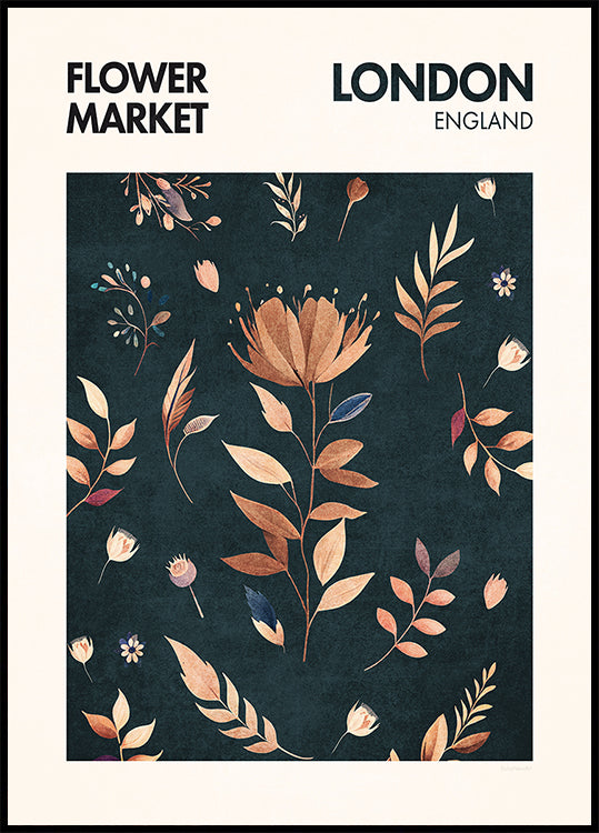 Pétalos en Londres Póster