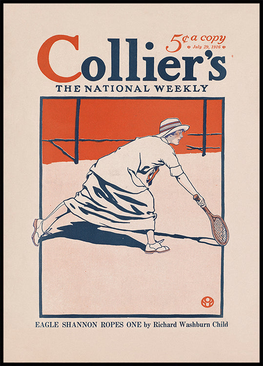 Collier's, el Semanario Nacional, Eagle Shannon Ropes One Póster