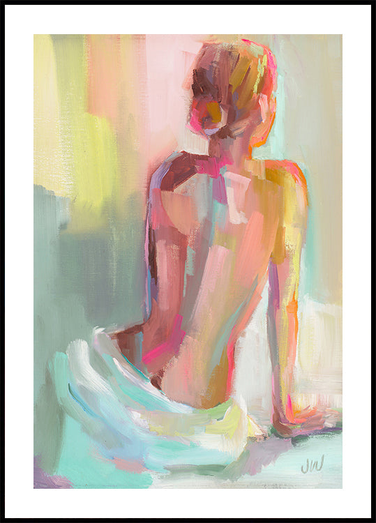 Póster Mujer posando