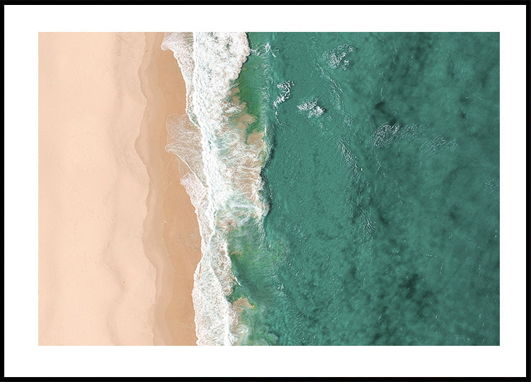 Beach Coastline Plakat - Posterbox.dk