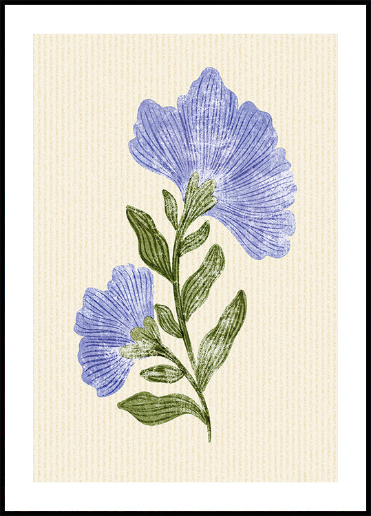 Póster Flor de la vendimia