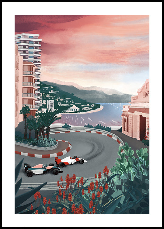 Circuito de Mónaco Póster
