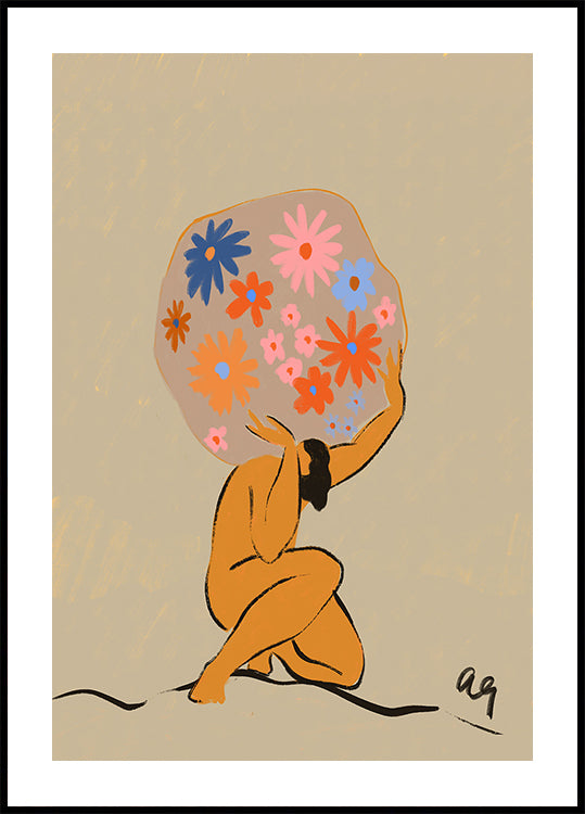 Mundo sobre sus hombros Póster