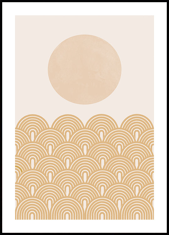 Olas doradas del sol