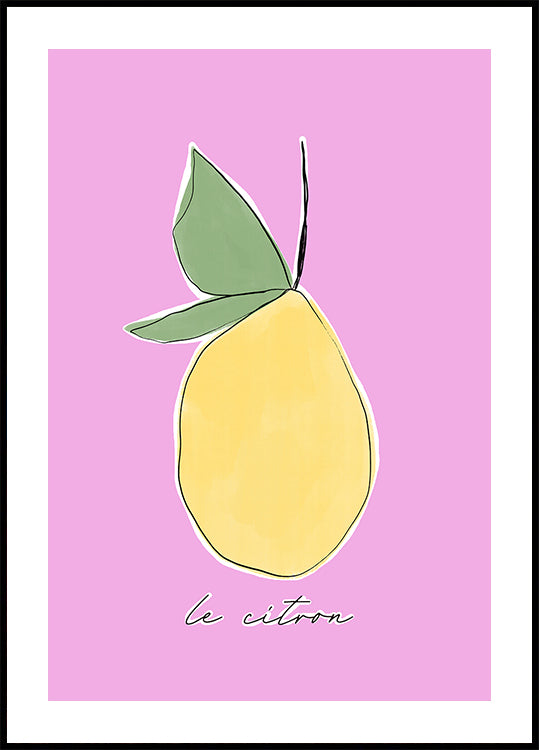 Delicias de cítricos Póster