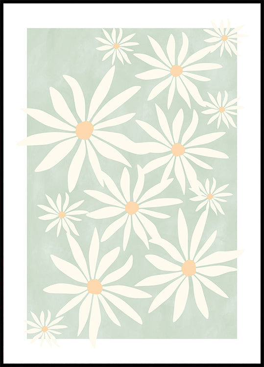 Pétalos de salvia Póster