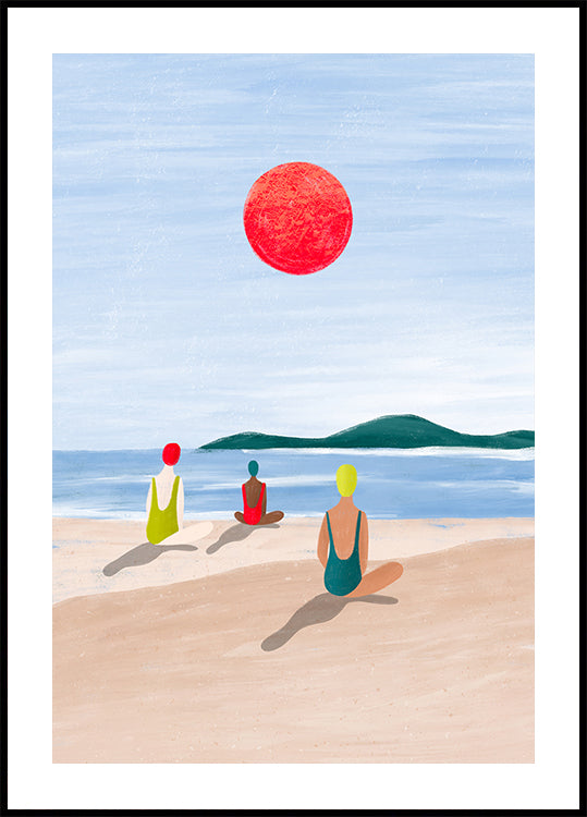 chicas en la playa