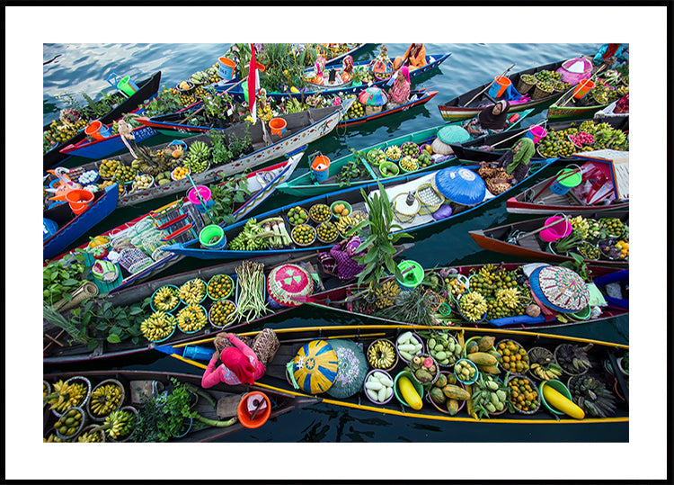 Mercado flotante de Banjarmasin