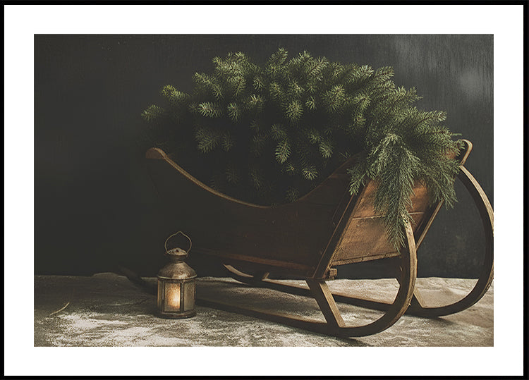 Trineo de Navidad Póster