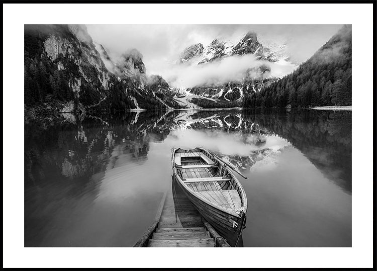 Póster Un blanco y negro