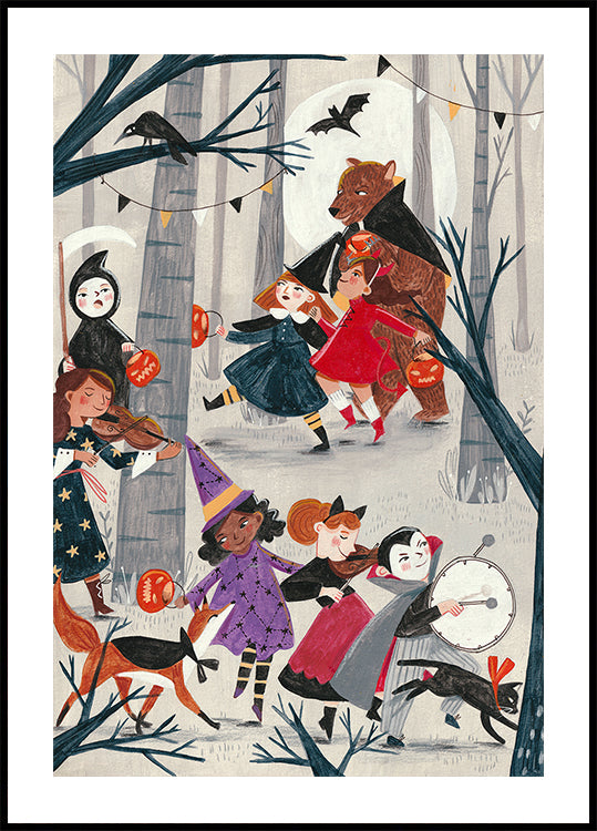 Póster Desfile de Halloween