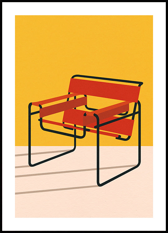 Silla Wassily Marcel Breuer Póster