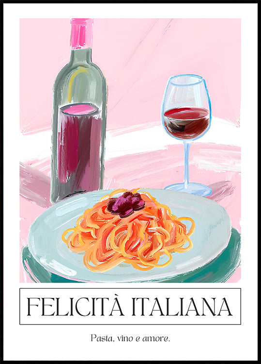 Felicita Italiana Póster