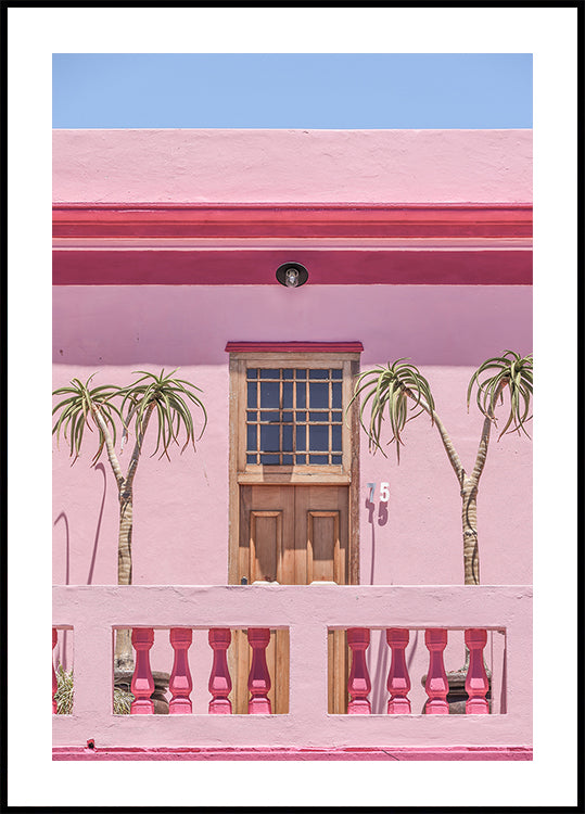 Fachada color melocotón