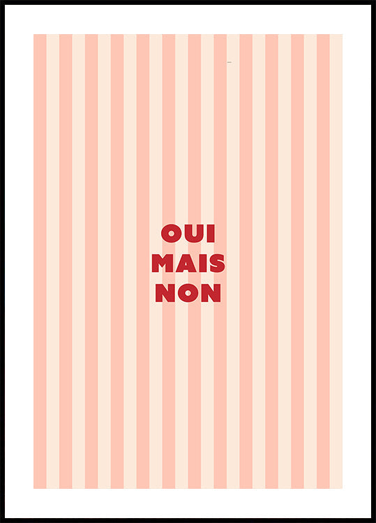 oui mais non Póster