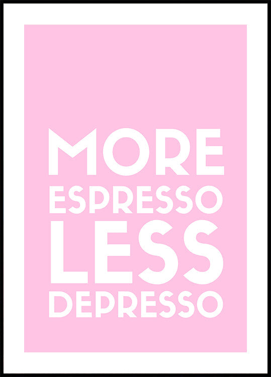 Póster Depresso expreso