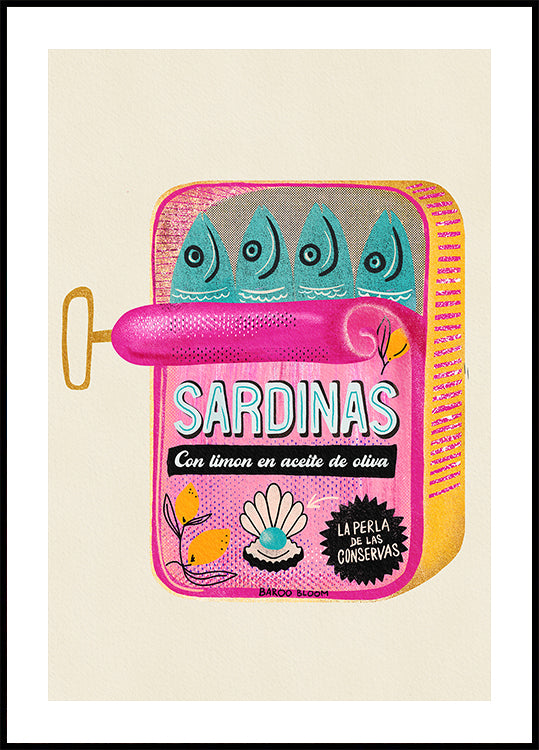 Lata de sardinas Póster