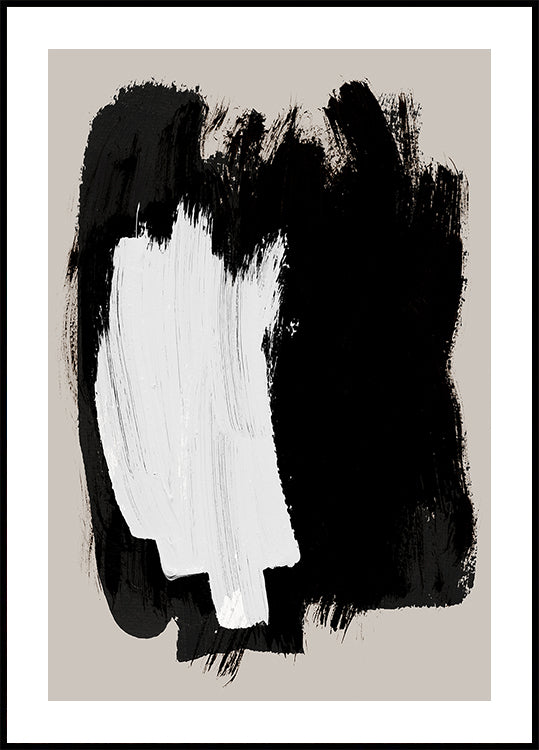 Póster Pincel abstracto