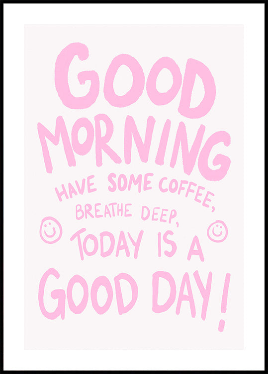 Póster Comienzo alegre