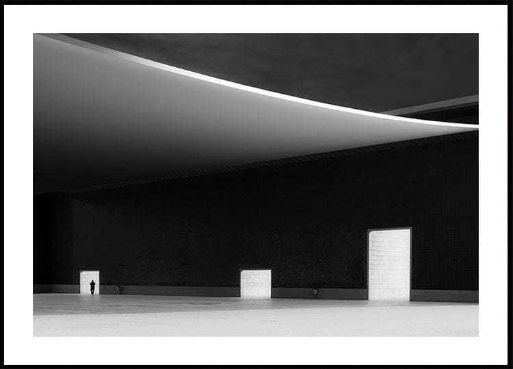 Póster Puertas blancas