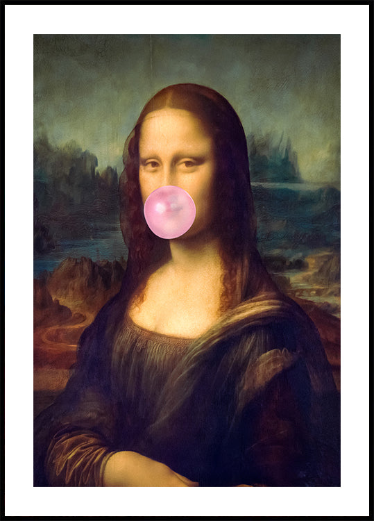 Chicle Mona Lisa Póster